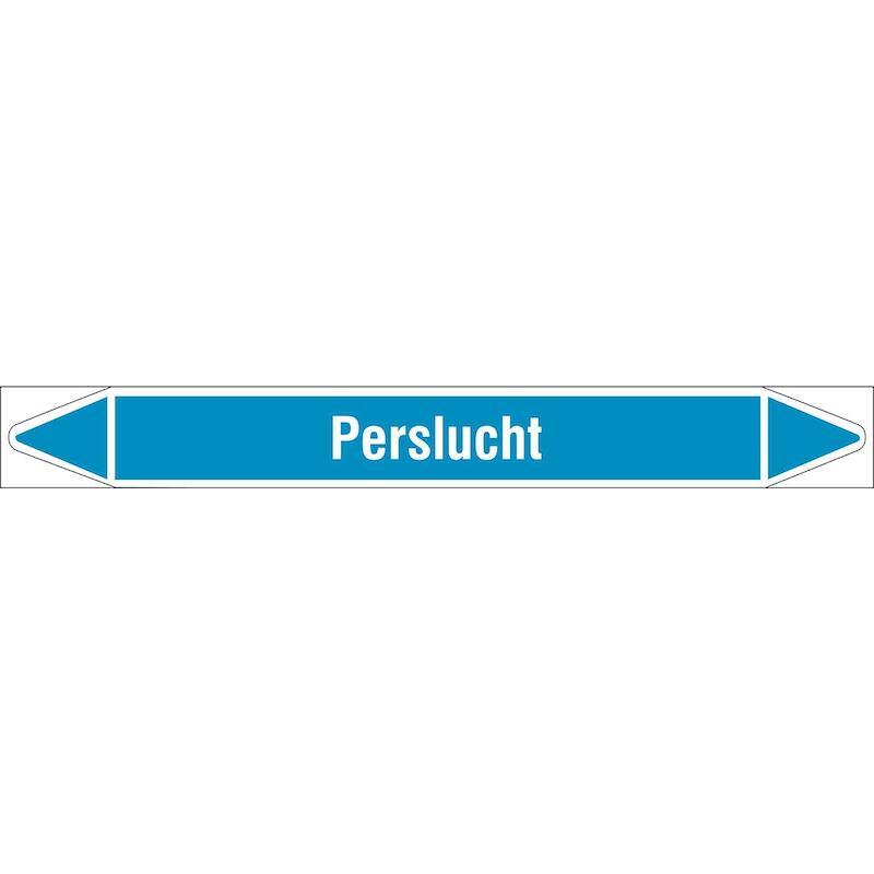 LEIDINGMERKER - BRADY N004709 - 'PERSLUCHT' WIT OPBLAUW 250X 26 MM (30 EA)