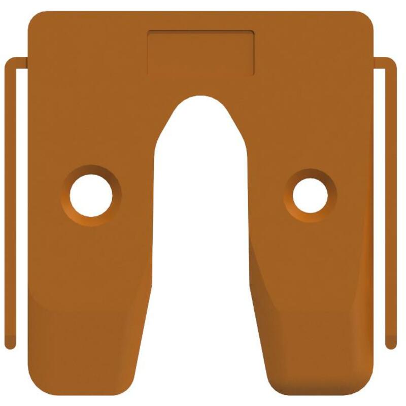 UITVULPLAATJE 2 ORANJE      34502 - 50X50MM