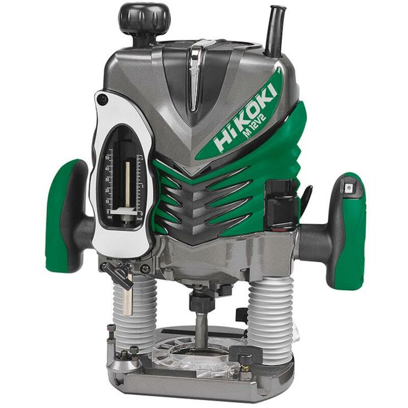 Hikoki - défonceuse M12V2WSZ - 2000 w - ø 12 mm - 65 mm profondeur de fraisage - 8.000–22.000 tr/min - 02891872
