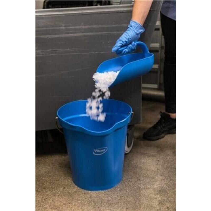 SEAU PP/INOX BLANC          5686/5 - 12L     VIKAN