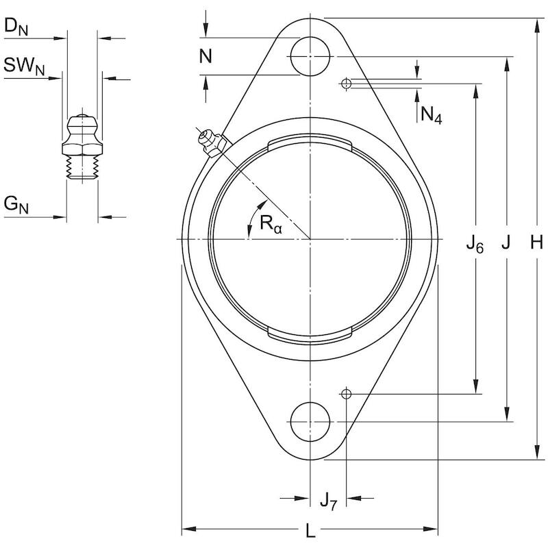 Y-PALIER-Y APPLIQUE         FYTB 505 M         SKF