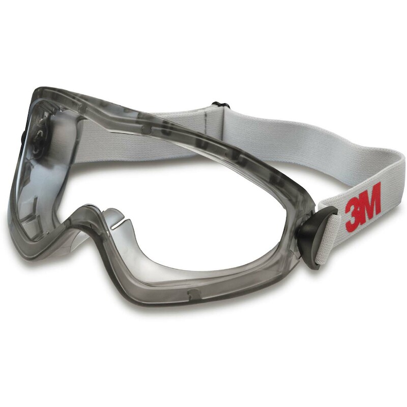 3m - Ruimzichtbril - 2890 - Polycarbonaat - Kraswerend / anticondens - Helder - Indirect geventileerd - en 166 - 02109276