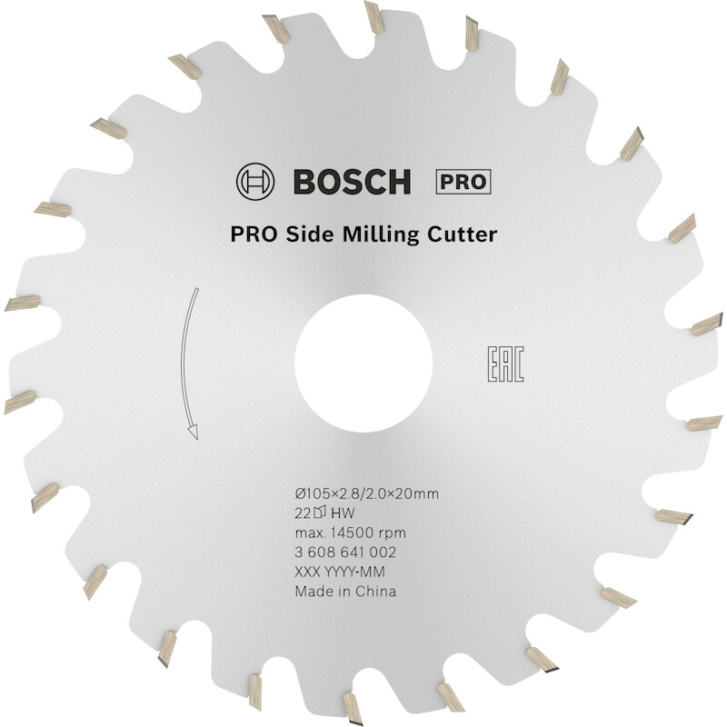 LAMELLENFREES 105MM         3608641002       BOSCH