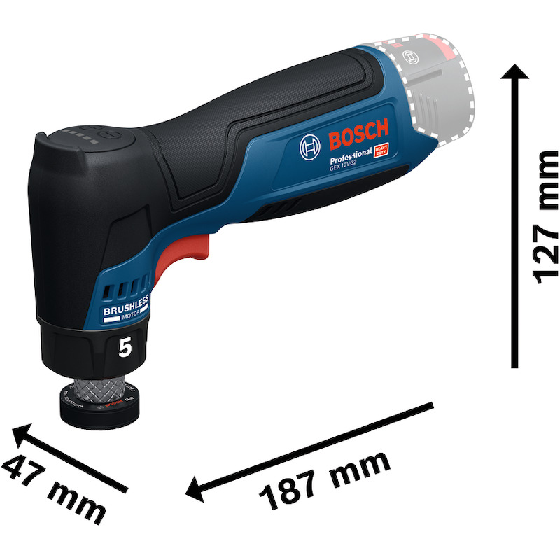 EXC.ACCUSCHUURMACH.12V/BODY GEX 12V-32       BOSCH