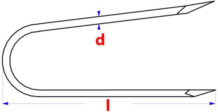 CROCHET                     KV2725 - 2,7 X 25 - ZN