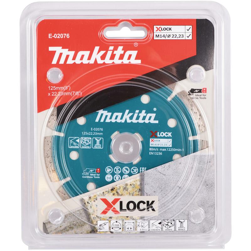 DIAMANTSCHIJF 125 MM, X-LOCK - E-02076 - MAKITA