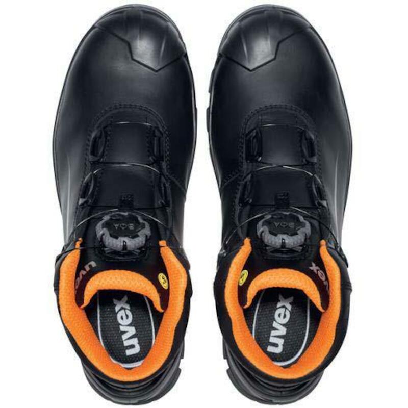 CHAUSS.ESD HAUT S3 NO/OR    6532.2 BOA     45 UVEX