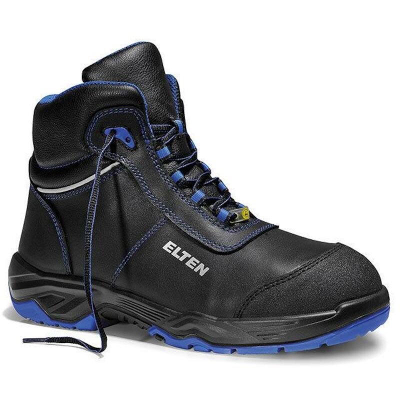 CHAUSS.ESD HAUT S3S NO/BL   REACTION BLEU 43 ELTEN