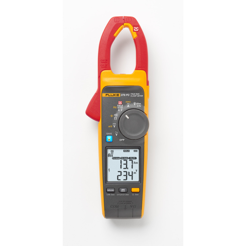 Fluke - AC/DC clamp meter - 378 FC/E - True-RMS - 1000 V - 2500 a - with iFlex - 03180589