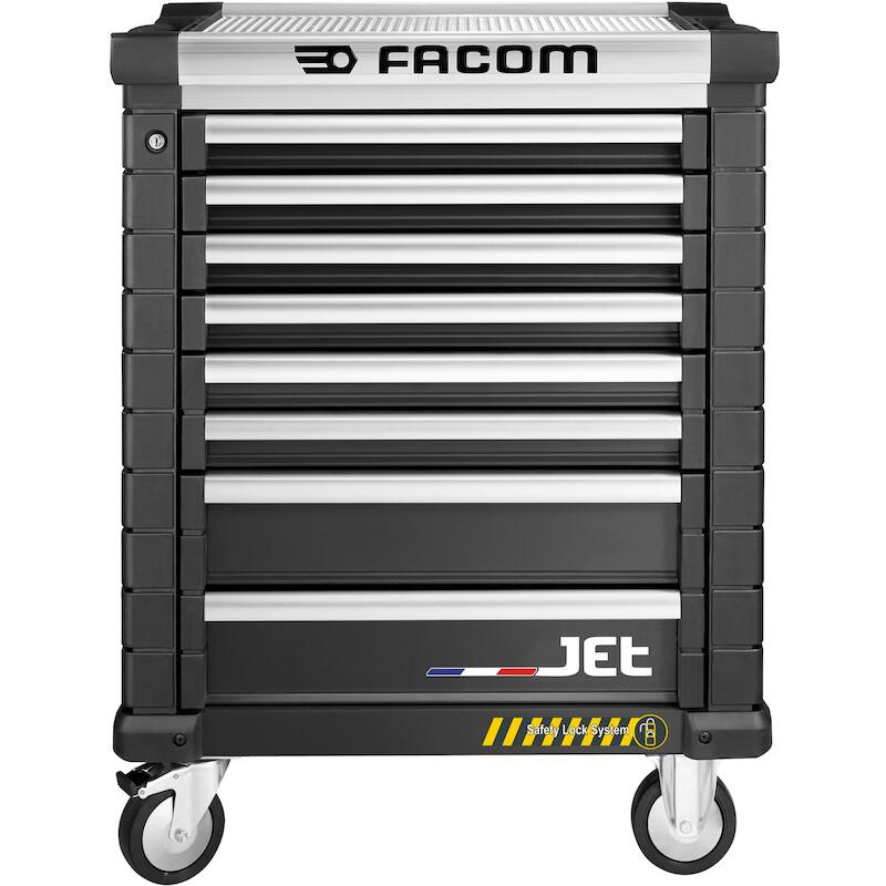 GEREEDSCHAPSWAGEN ZWART 8L. JET.8NM3AS       FACOM