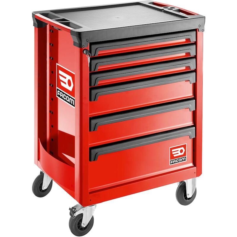 GEREEDSCHAPSWAGEN 6L. ROOD  ROLL.6M3A        FACOM