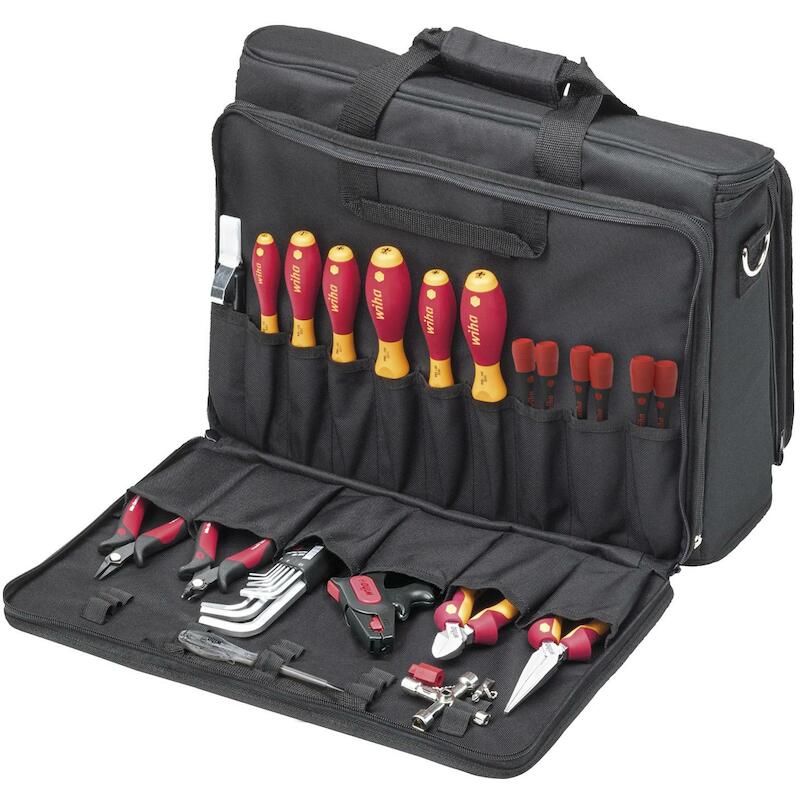 JEU D'OUTILS DE TECHNICIEN DE MAINTENANCE MÉLANGÉ,31 PCS Y COMPRIS UNE TROUSSE - 9300040 - WIHA