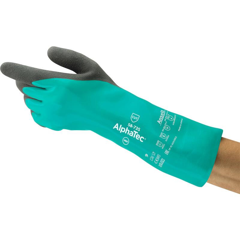 GANT ALPHATEC NITRIL VERT   58-735       10 ANSELL