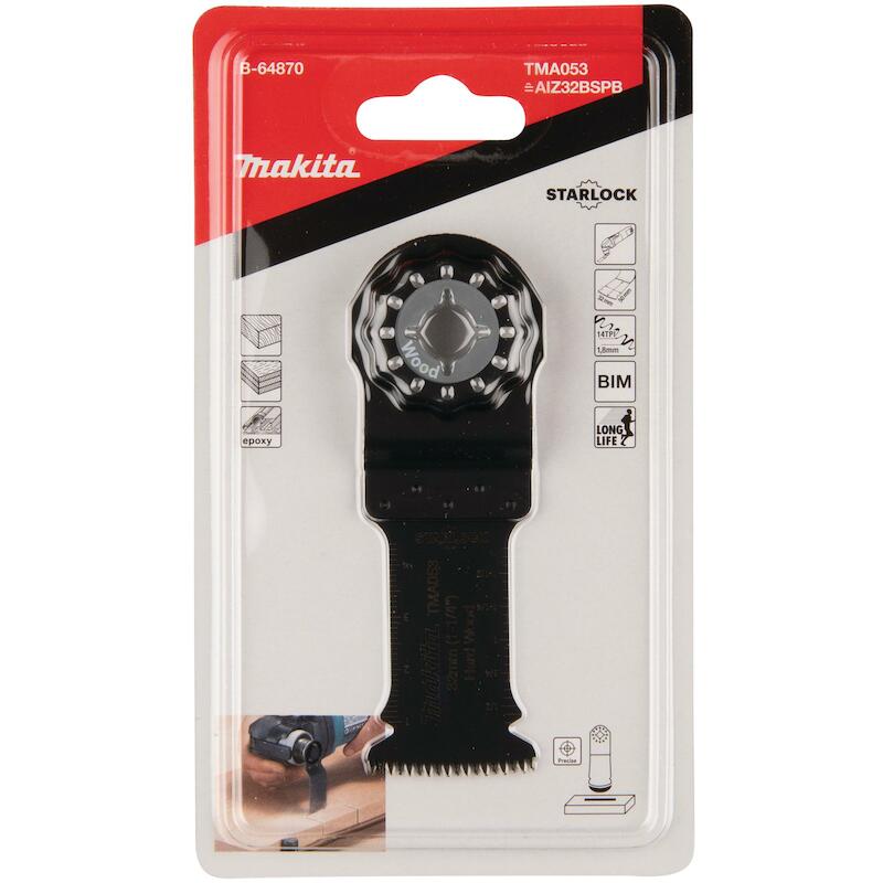 LAME PLONGEANTE BIM BOIS DUR TMA053 - B-64870 - MAKITA