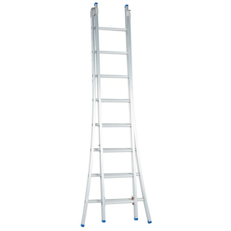 LADDER OPEN VOET   2X 8 SPORTEN C08 - 3,50M SOLIDE