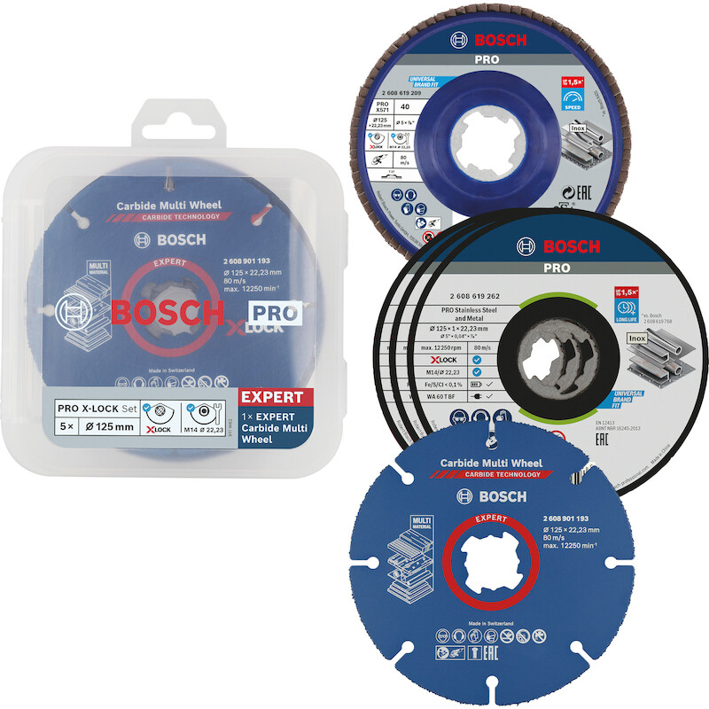 STARTERKIT X-LOCK           2608619374  (5PC)BOSCH