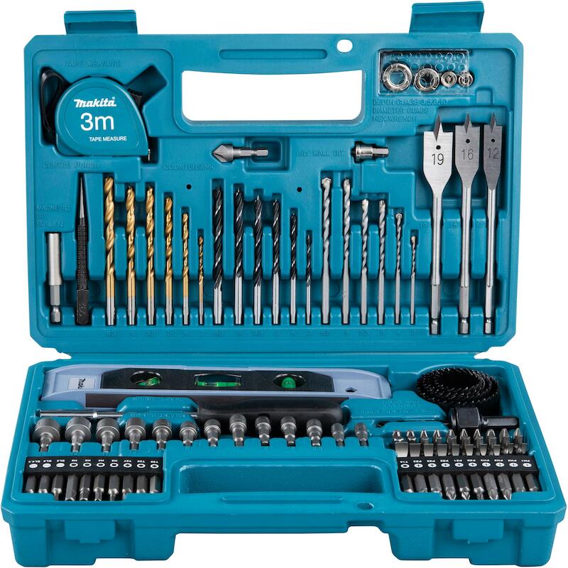 BOREN EN SCHROEFBITSET 102 STUKS - E-10730 - MAKITA