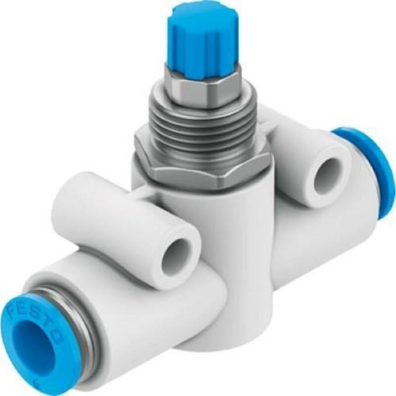 SMOORVENTIEL MET TERUGSLAGKLEP GR-QS-6 (193969) FESTO