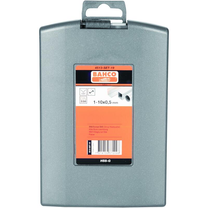 JEU FORETS UNIVERSELS HSS-G 4513-SET-19(19PC)BAHCO