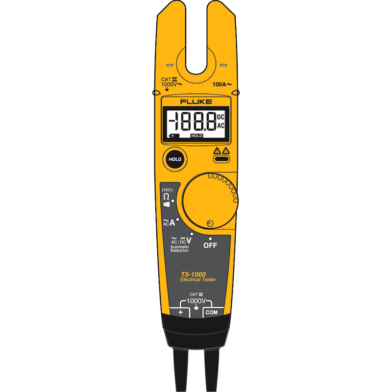 TESTER ELECTRISCH 1000V     T5-1000 2XAA     FLUKE