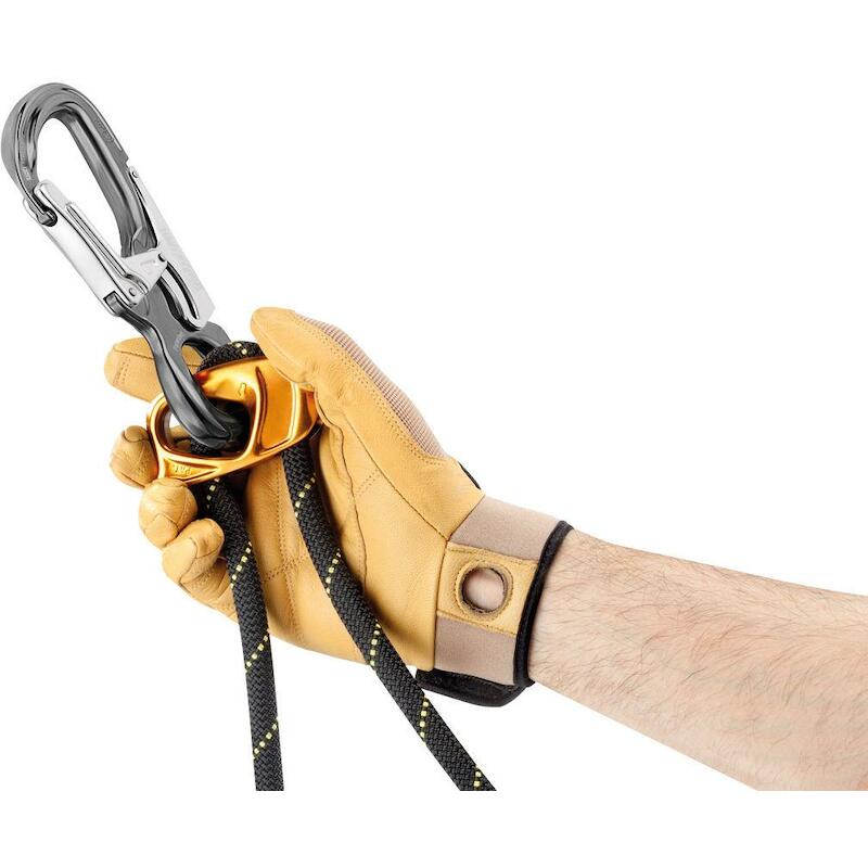 KARABIJNHAAK ALU GR/GE      EASYHOOK OPEN    PETZL