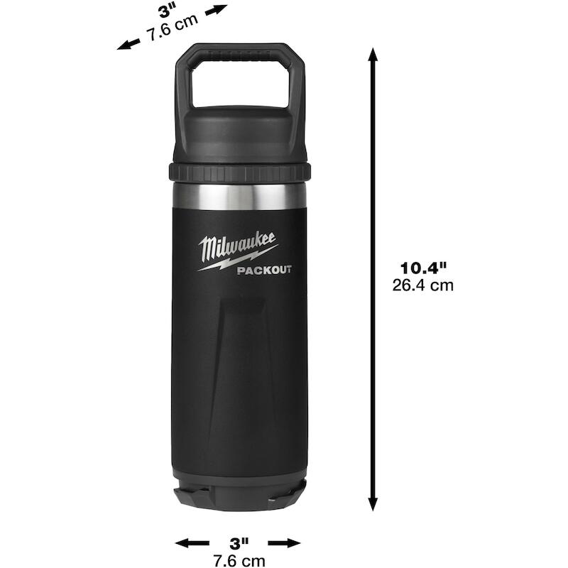 BOUTEILLE THERMOS NOIR PO   4932493466 710ML MILWA