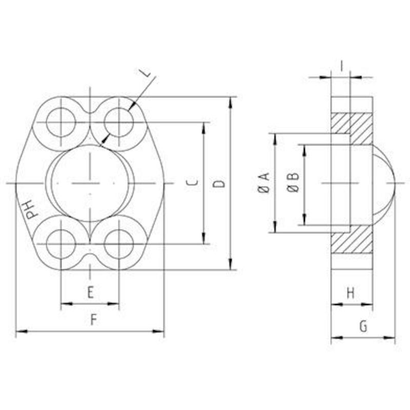 FIXATION DE LA BRIDE        VF-3-1"             PH