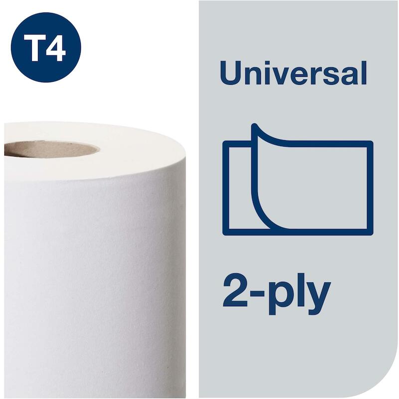 PAPIER-WC UNIVERSAL ROUL.   120776-400PCS-2P. TORK