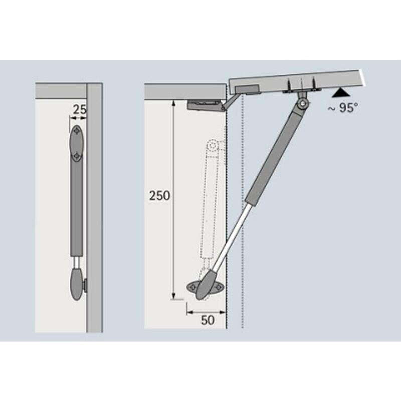 HETTICH 9079593 MEUBELSCHAAR "LIFT BASIC"