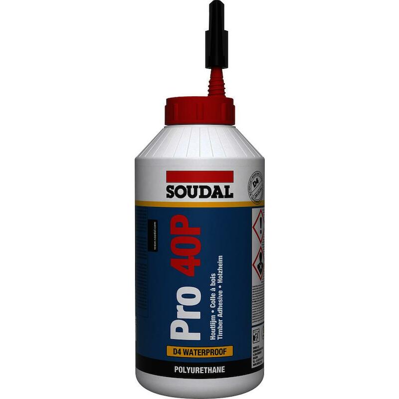 COLLE À BOIS RÉS.EAU  750GR PRO 40P         SOUDAL