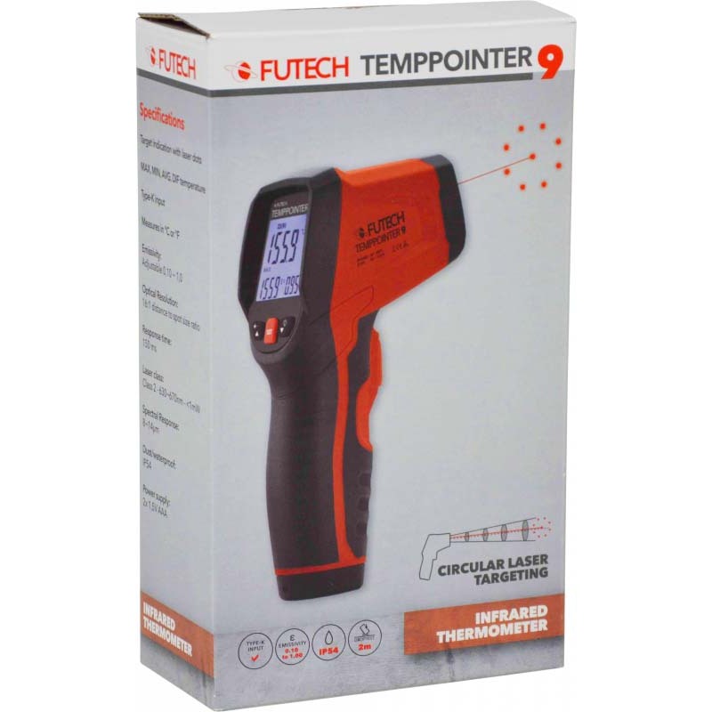 THERMOMETER INFRAROOD       TEMPPOINTER 9   FUTECH