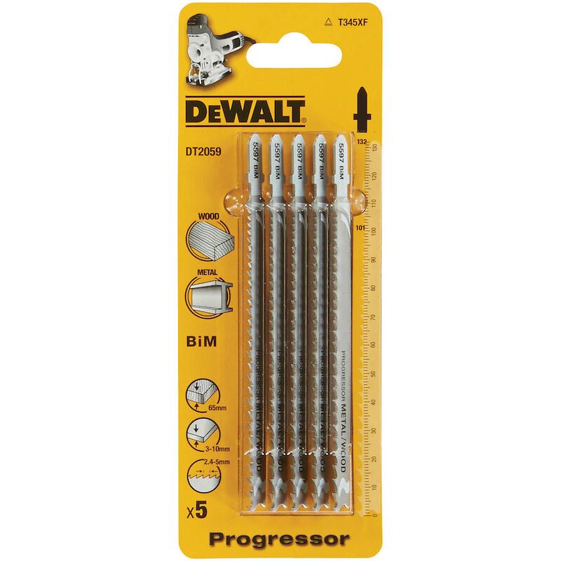 LAME SCIE SAUTEUSE MÉTAL    DT2059-QZ    (5PC) DEW
