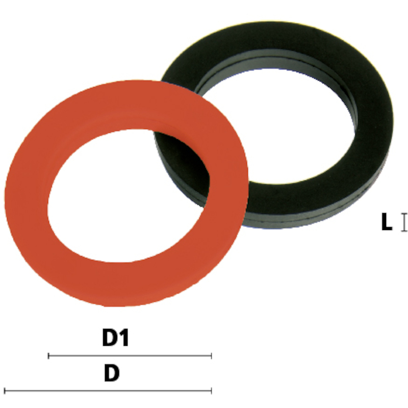 Lüdecke - seal - nbr - dn 21 mm - for Mody safety coupling - 02869175