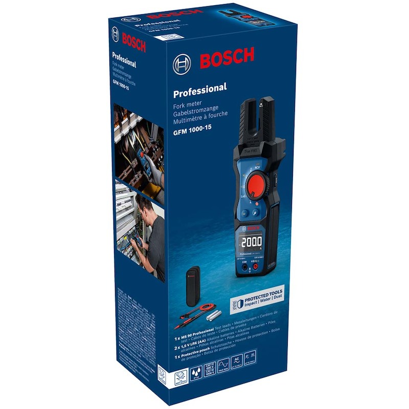 PINCE AMPÈRE 200A           GFM 1000-15 2XAA BOSCH