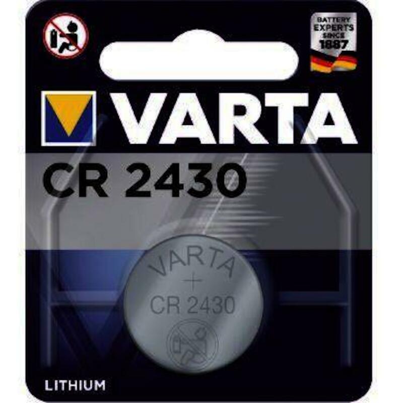 PILE BOUTON LITHIUM 3V      CR2430           VARTA