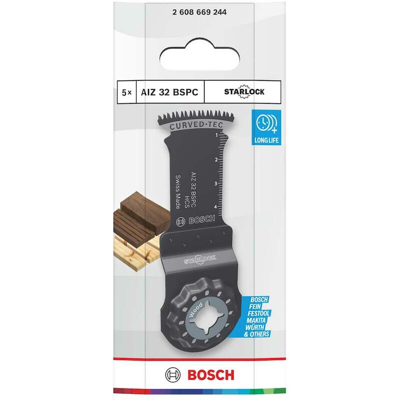 INVALZAAGBLAD 32X50MM       2608669244  (5ST)BOSCH