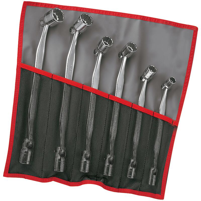 KNIEGEWRICHTSLEUTELSET 8-19 66A.JE6T (6ST)   FACOM