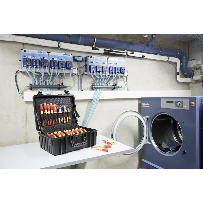 JEU D'OUTILS ÉLECTRICIEN COMPETENCE XL MÉLANGÉ, 83PCS Y COMPRIS UN COFFRET - 9300702 - WIHA