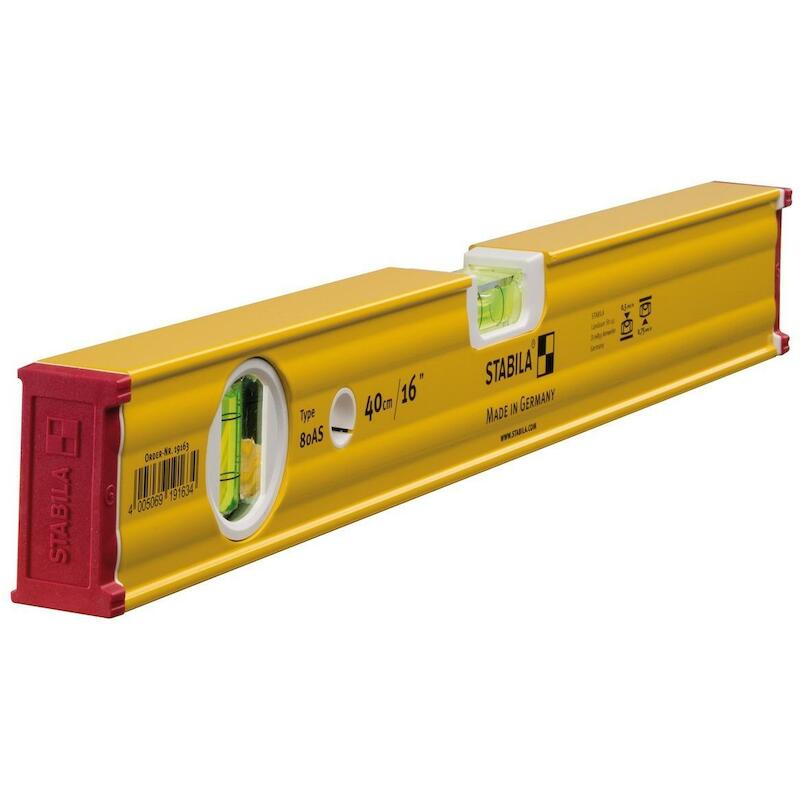 NIVEAU BULLE 400MM RENFORCE 80AS           STABILA