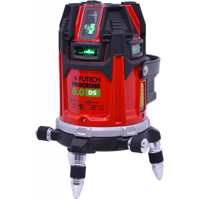 LASER EN CROIX 14,8V VERT   PROCROSS 8.0 DS FUTECH