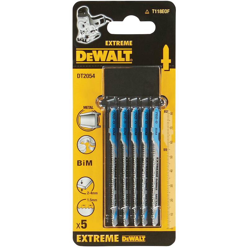 LAME SCIE SAUTEUSE MÉTAL    DT2054-QZ    (5PC) DEW