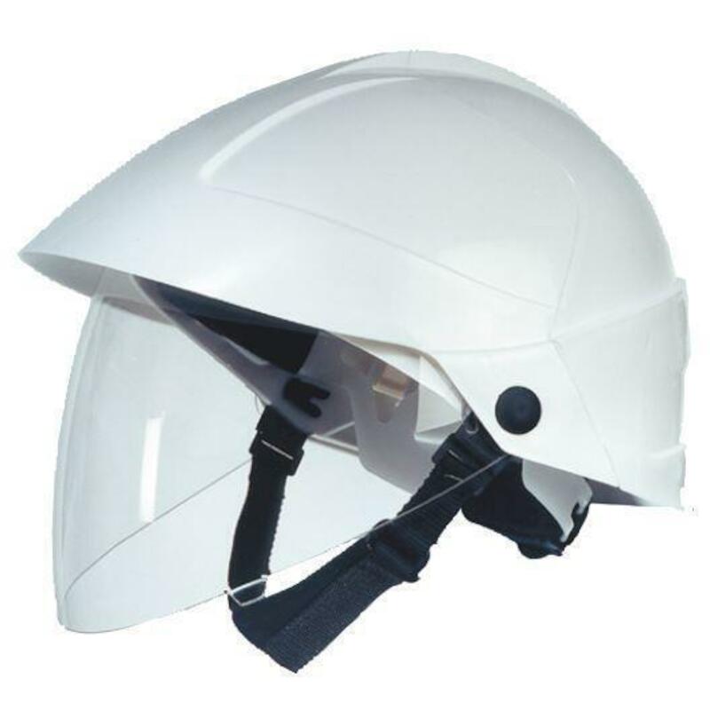 WITTE HELM MET GELAATSSCHERM MO185BL 1KV KL1  CATU