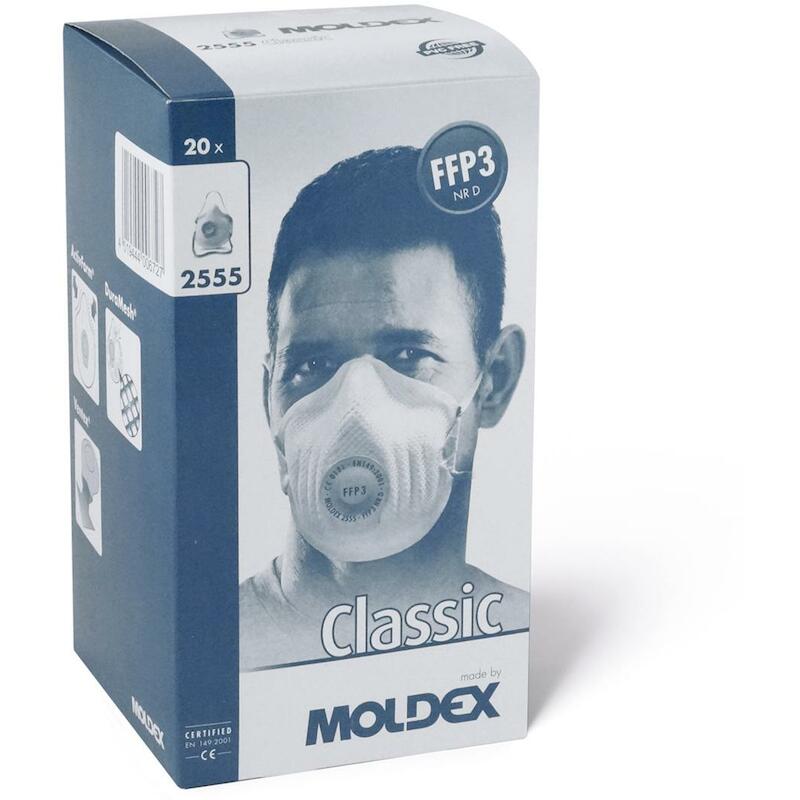 MASQUE CLASSICS + SOUPAPE   2555 FFP3-NR-D  MOLDEX