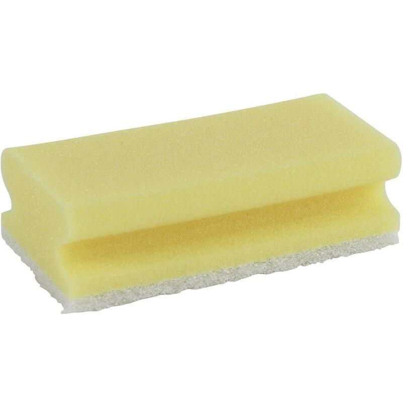 ÉPONGE À RÉCURER JAUNE/BLAN.105027 140X70X42(10PC)