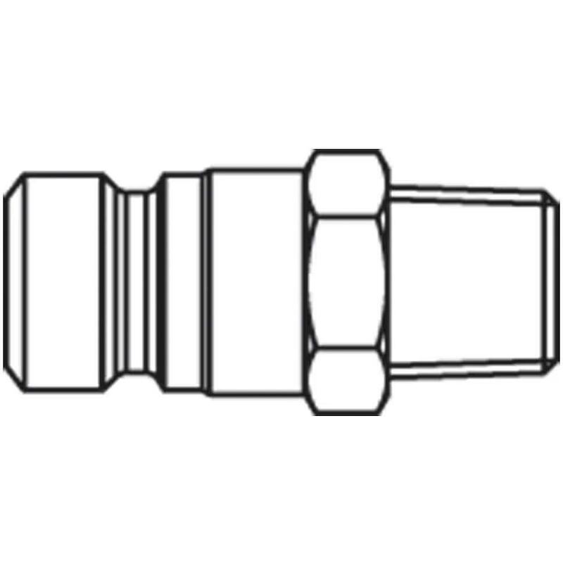 EMBOUT ENCLIQ.1/4"BSPT/M    1800SFAK13SXZ AC. RECT