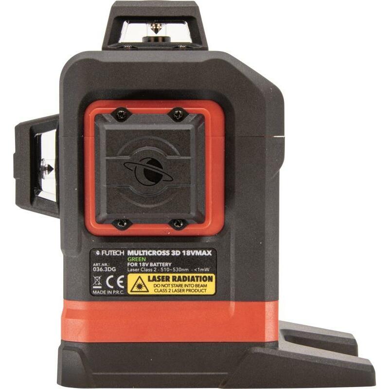 KRUISLIJNLASER 120M GROEN   MULTICROSS 3D 18VMAX