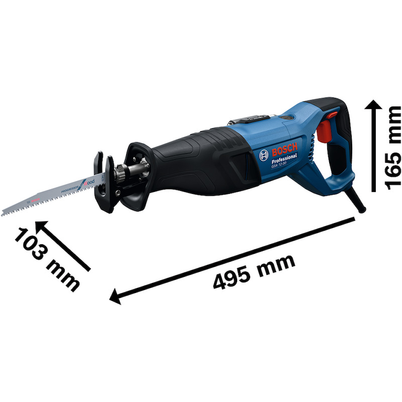 RECIPROZAAGMACHINE 1250W    GSA 12-30        BOSCH