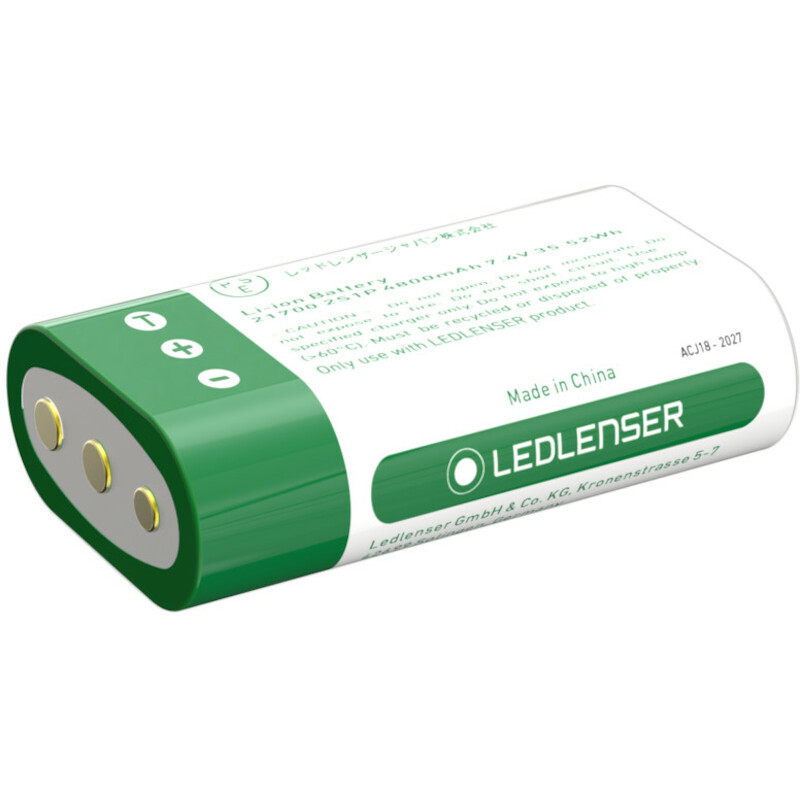 BATTERIJPACK OPLAADBAAR     21700-2S LI-ION LEDLEN