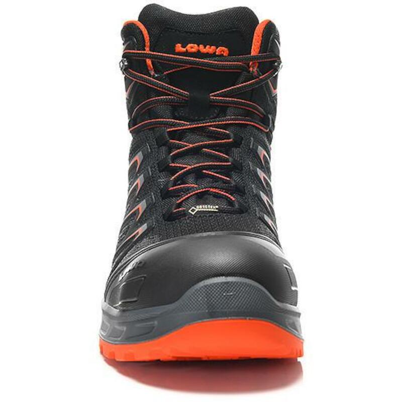 HOGE SCHOEN - LOWA LARROX WORK GTX - S3 ZWART EN ORANJE 47