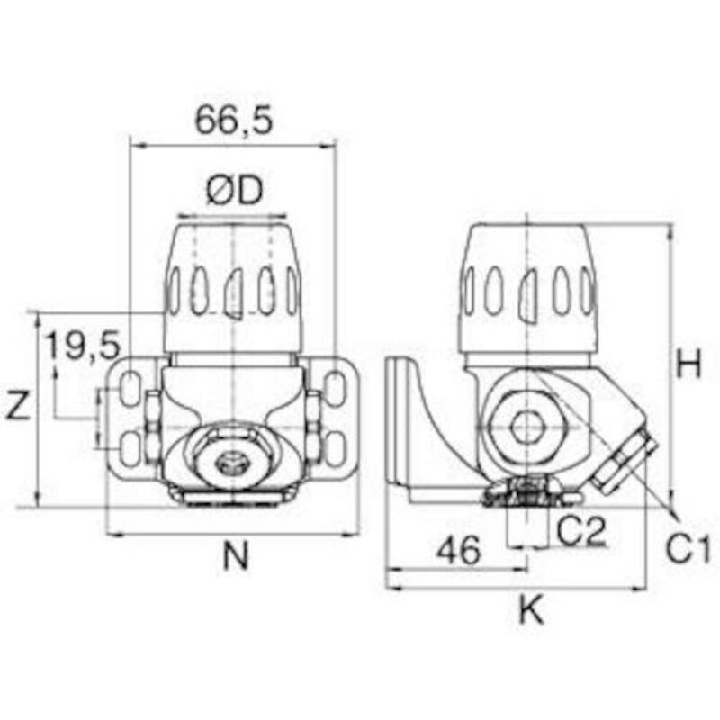 PLAQUE FIX.25MM - 3X1/2"    6695 25 21    TRANSAIR